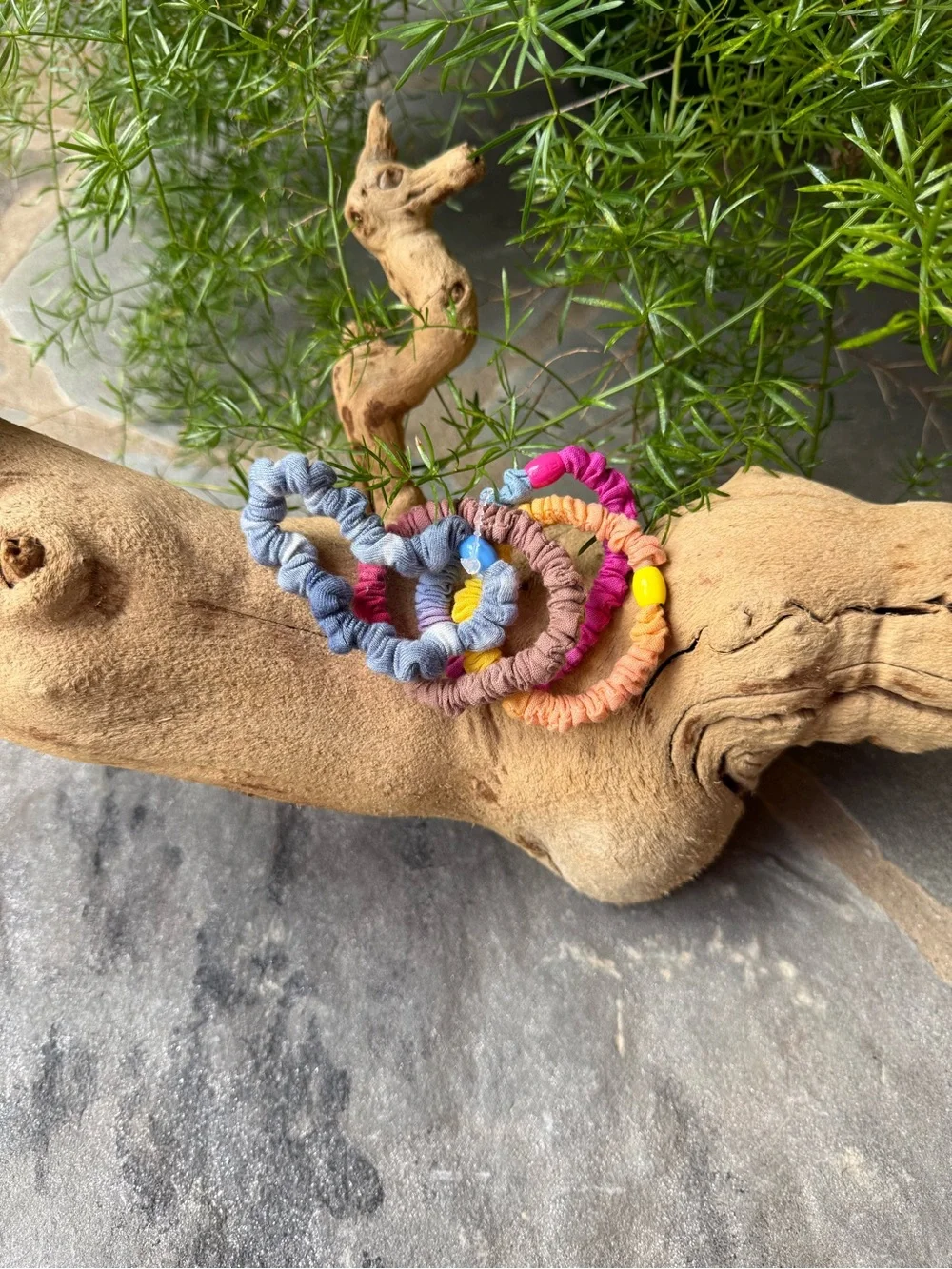 New🌟Anthropologie - Elastic Hair Ties-Tie dye